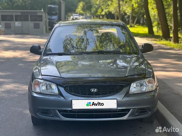 Hyundai Accent 1.5 AT, 2004, 95 000 км