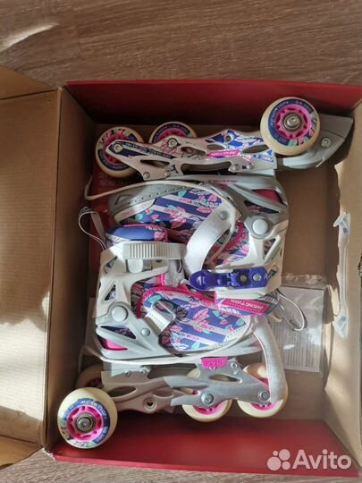 Роликовые коньки + защита