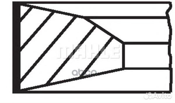 Кольца поршневые d131 4x3x4 volvo FH12 D12A/C