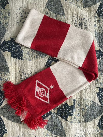 Шарф спартак с автографом