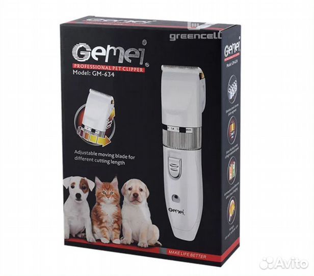 Машинка для стрижки собак Gemmy 634