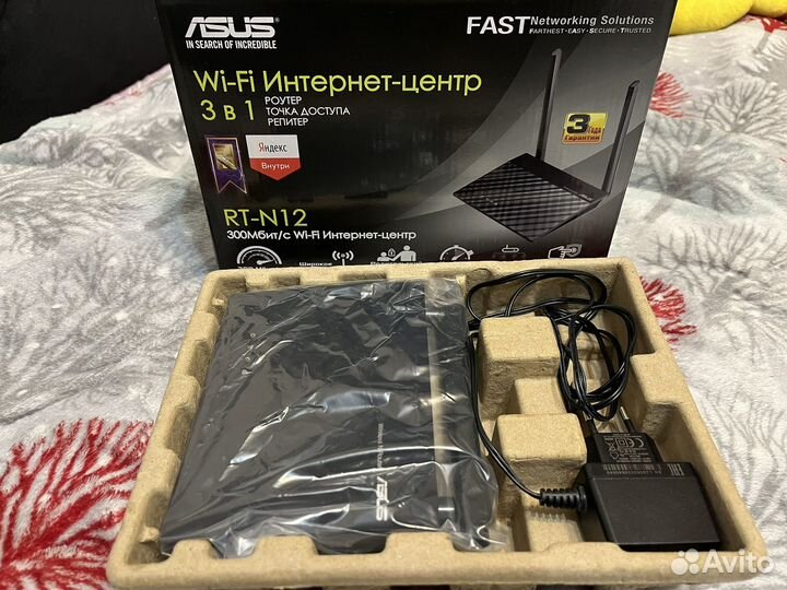 Wifi роутер asus rt n12