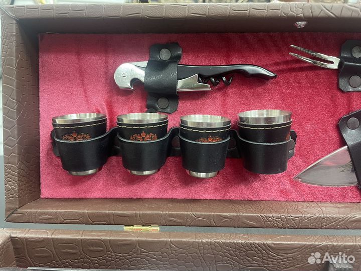 Шашлычный набор Кизляр#4 кожа