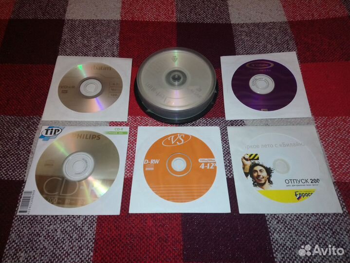 Диски / Болванки CD-R/RW DVD+R/RW Коробки DVD-box