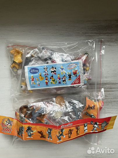 Игрушки из киндера 90х