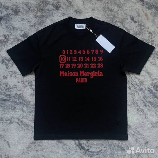 Футболка Maison Margiela из хлопка мм6