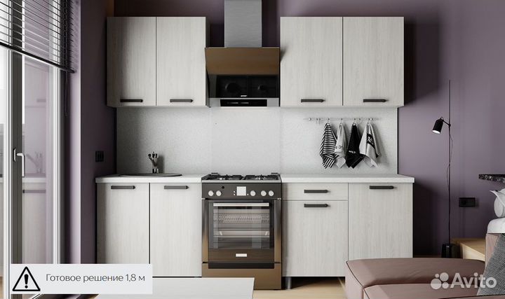 Готовые Кухонные гарнитуры Нагано (Анкор) Лдсп