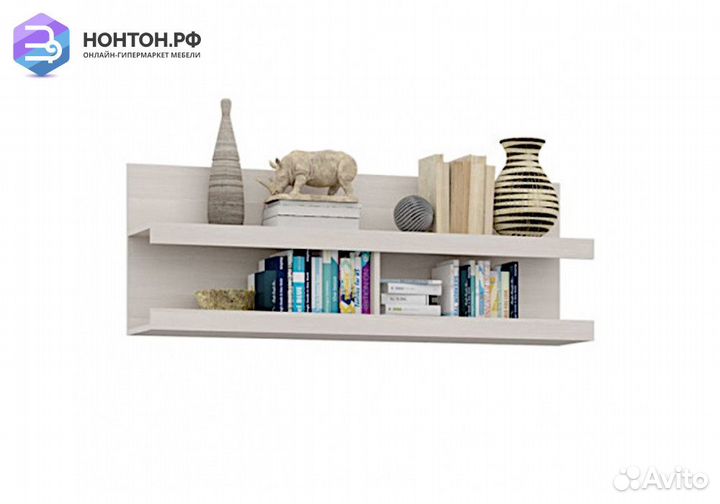 Полка Эколь 2 сандал светлый