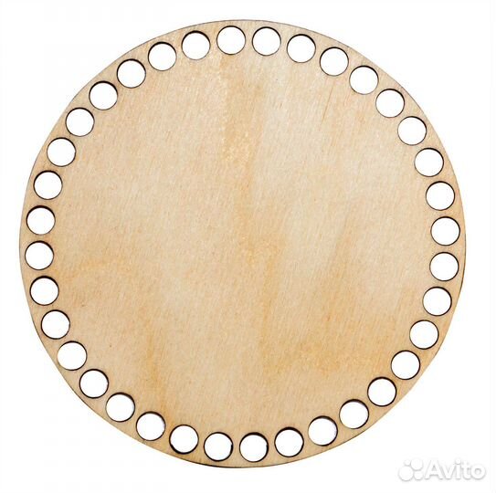 Набор деревянных донышек для вязания корзин 6 штук