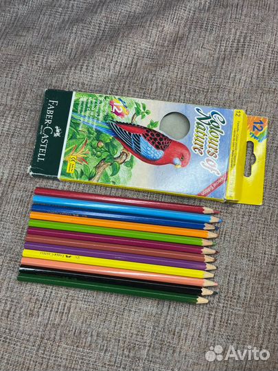 Цветные карандаши 12 шт Faber-Castell