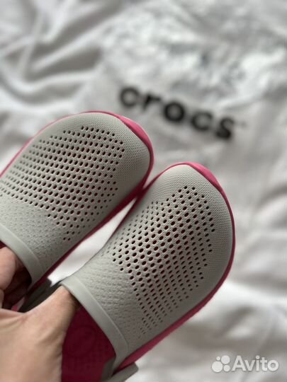 Crocs lite ride сабо, шлепанцы новые