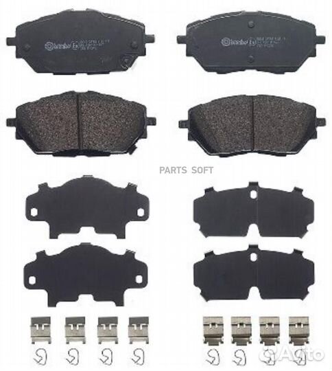 Brembo P83171 Колодки пер.toyota C-HR 16