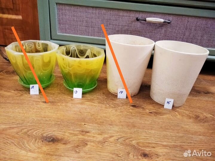 Керамические кашпо для цветов