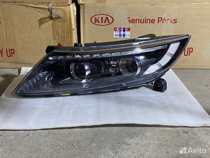 Фара KIA Optima 3 рестайлинг LED дхо