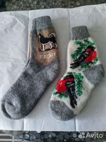 Носки шерстяные. Варежки. Новые. Фабричные