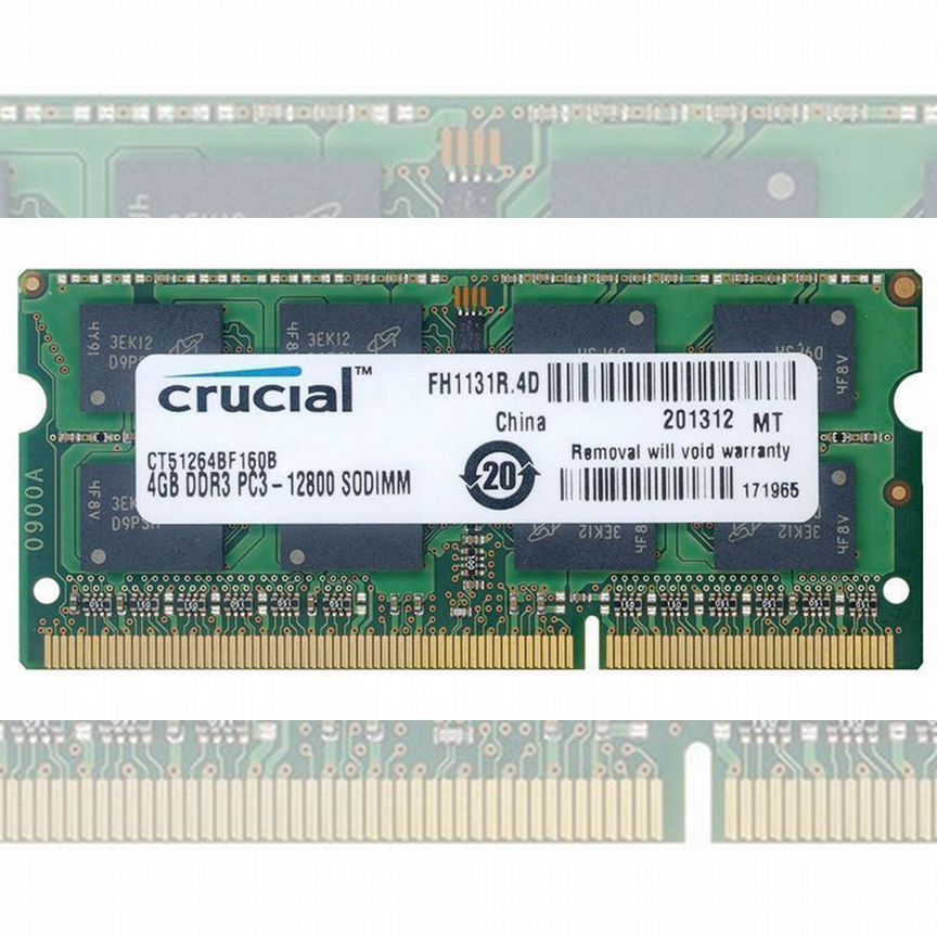 [CT51264BF160B] Оперативная Память Crucial 4gb Ct51264bf160b