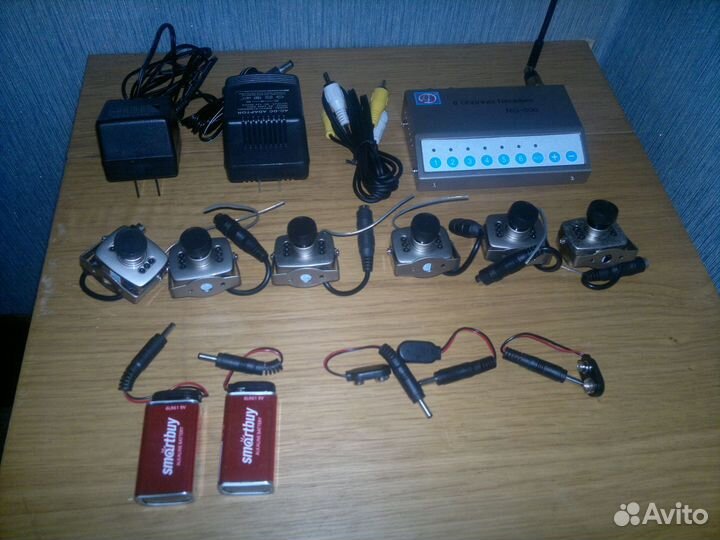 Комплект 6 беспроводных видеокамер