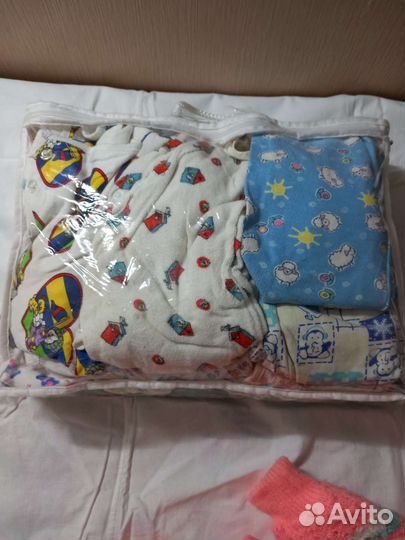 Детские вещи пакетом от 0 до года для девочки