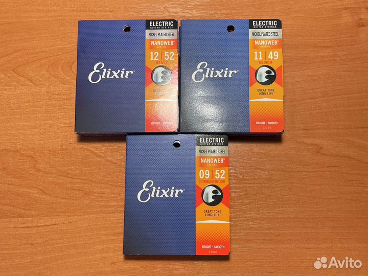 Струны для электрогитары Elixir