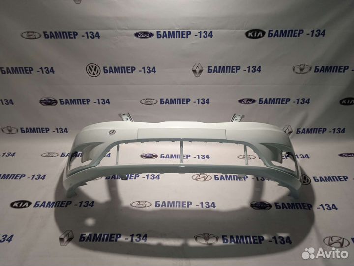 Передний бампер kia rio 3 Белый