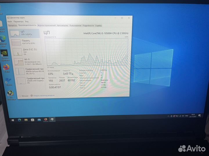 Игровой ноутбук msi rtx 3060