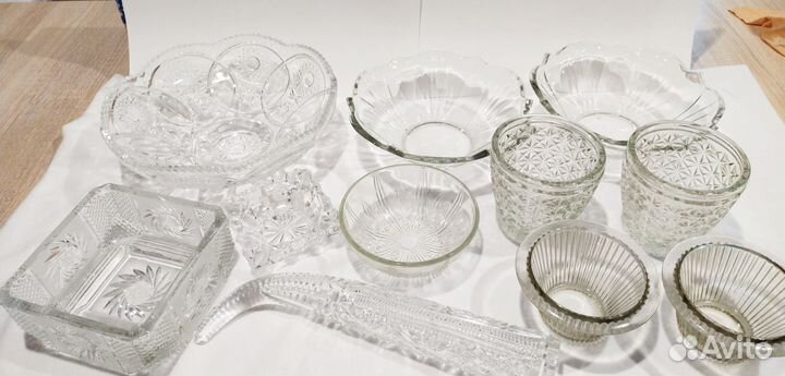 Хрусталь СССР, стеклянная посуда СССР