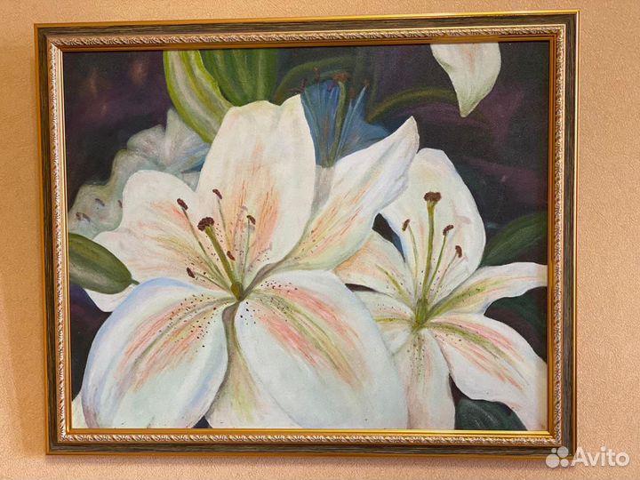 Картина на холсте Лилии