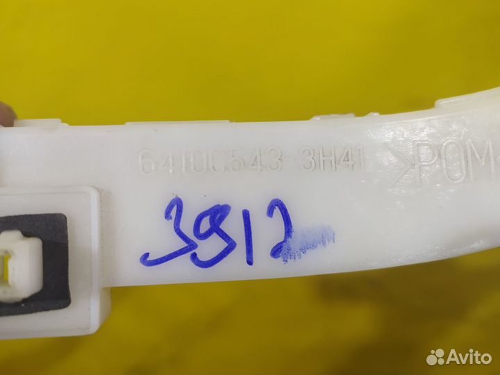 Направляющая заднего бампера левая lancer X