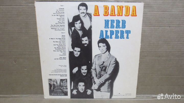 Грампластинка Herb Alpert
