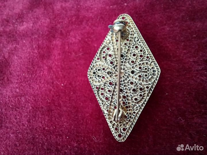 Красивая брошь, подарок на день рождения, СССР