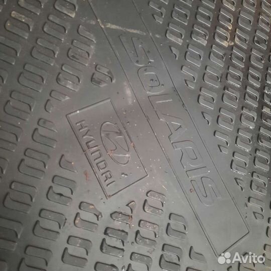 Коврик в багажник solaris