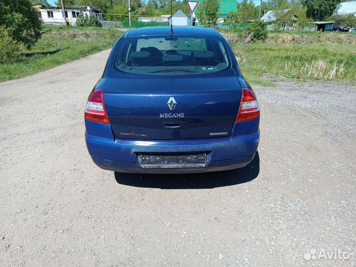 Renault Megane 1.6 МТ, 2006, битый, 190 000 км