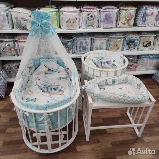 В детскую кровать новое постельное белье