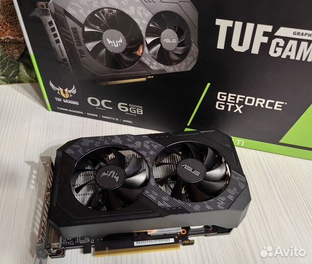 Видеокарта asus GTX 1660 ti 6GB gddr6