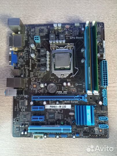 Материнская плата 1155 с процессором