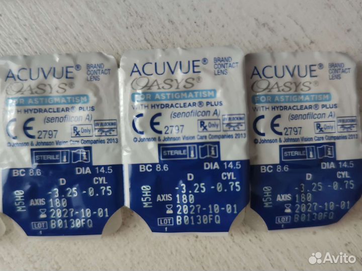 Линзы контактные acuvue oasys двухнедельные