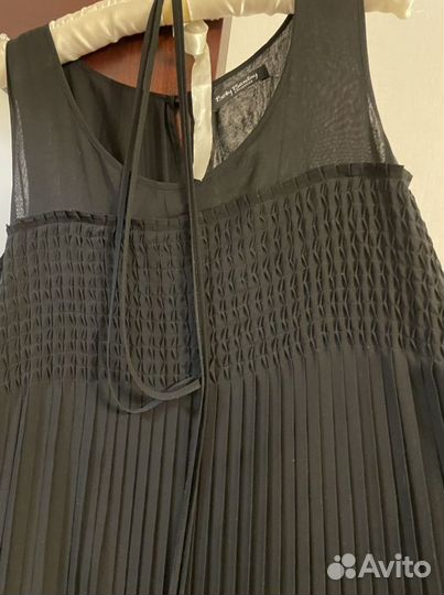 Betty barclay платье, черное, с плиссированной юбк