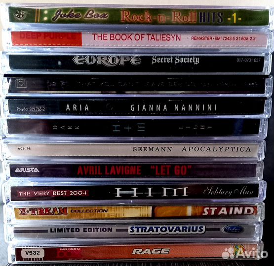 CD Диски (Зарубежная Рок музыка) 12шт