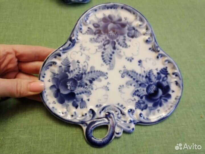 Пасхальный набор для специй, Гжель. 1998 г