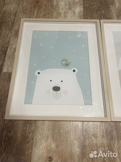 Рамки с постерами для детской Икеа 50x70