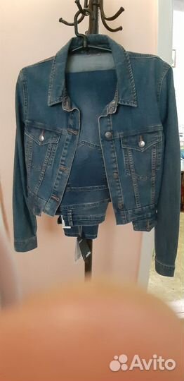 Джинсовый костюм новый