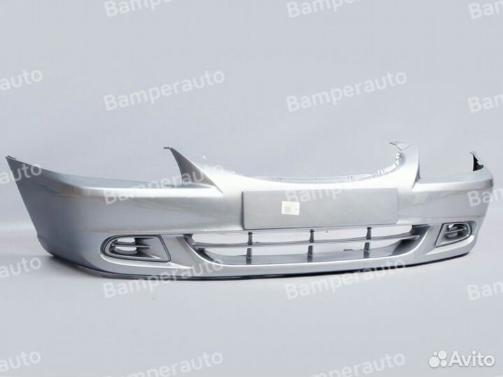 Бампер передний серебро Hyundai Accent 2 1999-2012