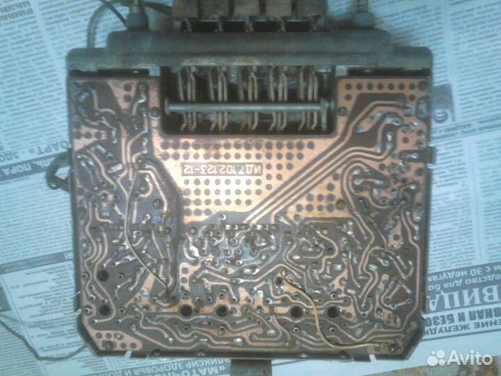 Ламповый радиоприемник автомобильный А-18 СССР