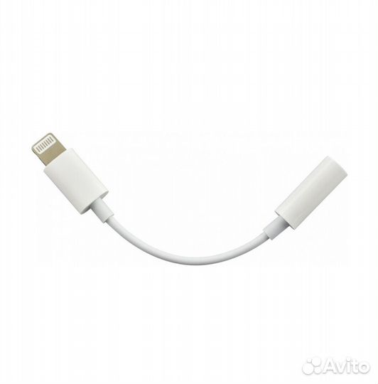 Переходник и наушники Apple EarPods (Lightning)