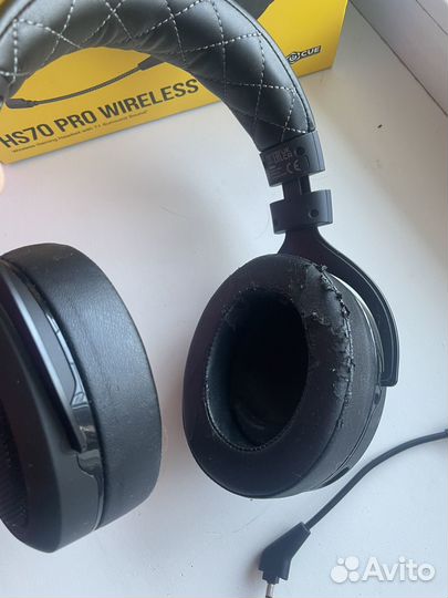 Игровые беспроводные наушники corsair hs70