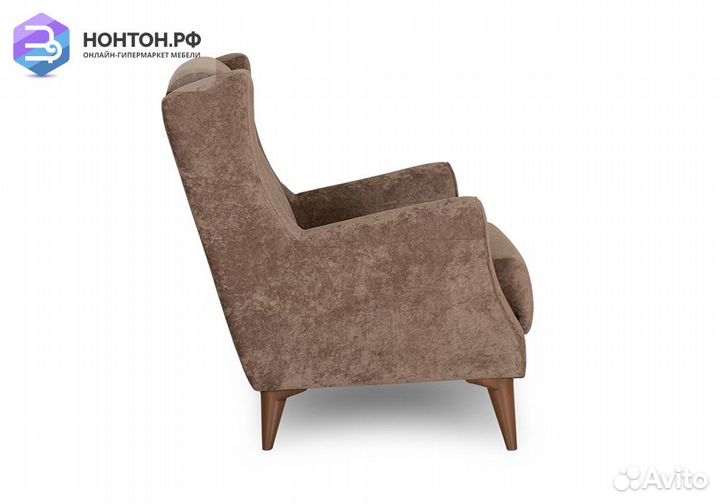 Кресло Плимут коричневое