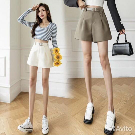 Шорты женские ткань