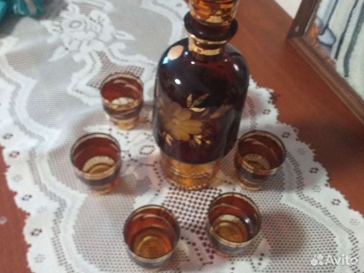 Графин со стопками ссср,чехия