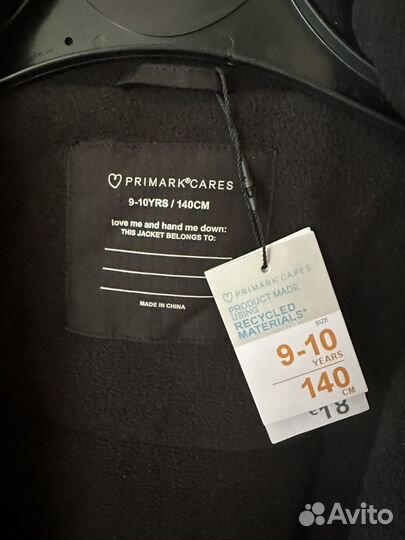 Куртка новая Primark 130-140