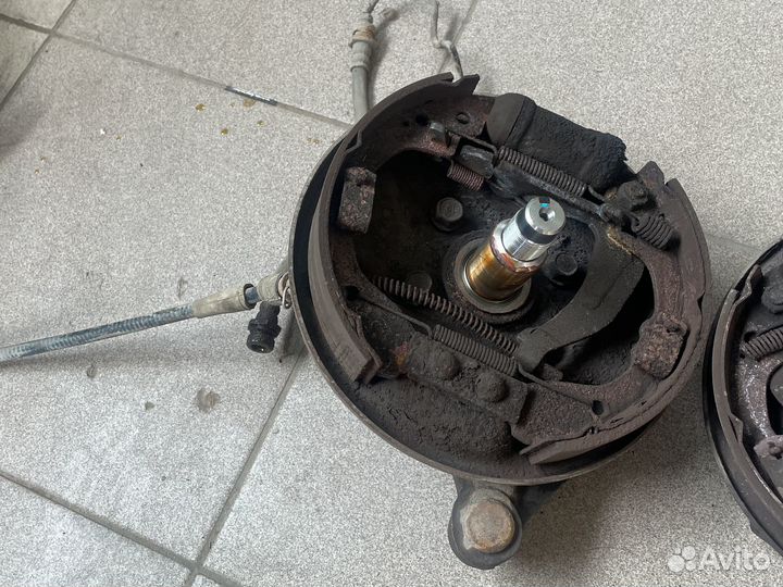 Кулак цапфа задняя Kia spectra